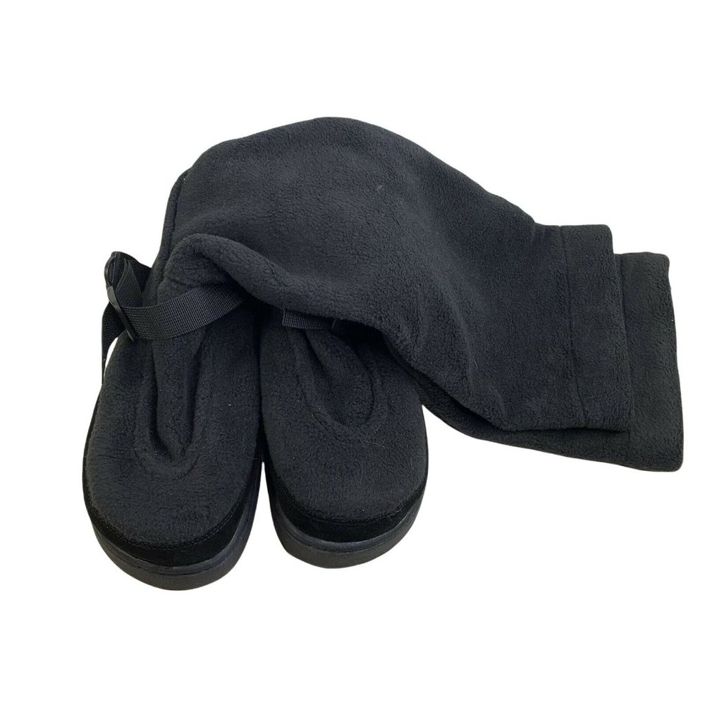 TAIGA Snowdog Polar Fleece Tall Winter Boots Black Unisex WOMEN 8 MEN 6
